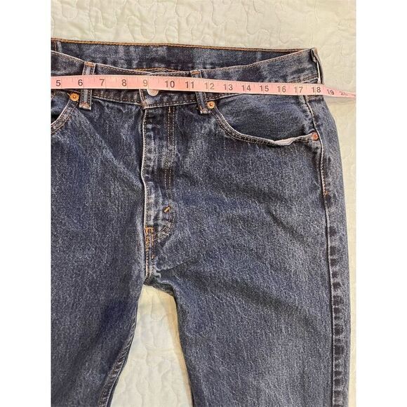 Vintage Levi's Men's 36x30 Blue Denim Jeans Straight Fit Red Tab - Picture 5 of 11